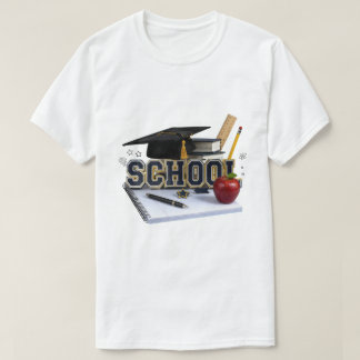 Skol Grafisk T-Shirt | Tillbaka till skolan Studen