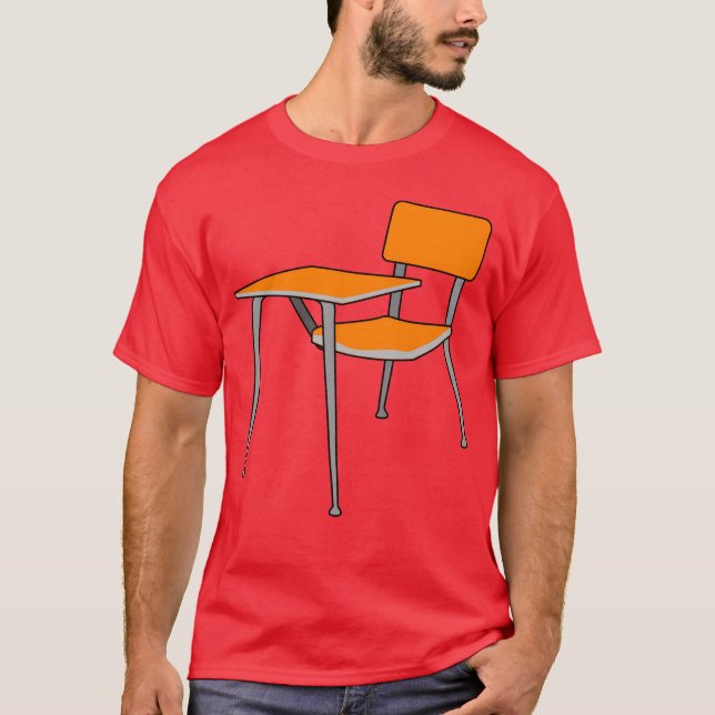 skol skola lära sig lärare lärare penna stift p t shirt (Framsida)