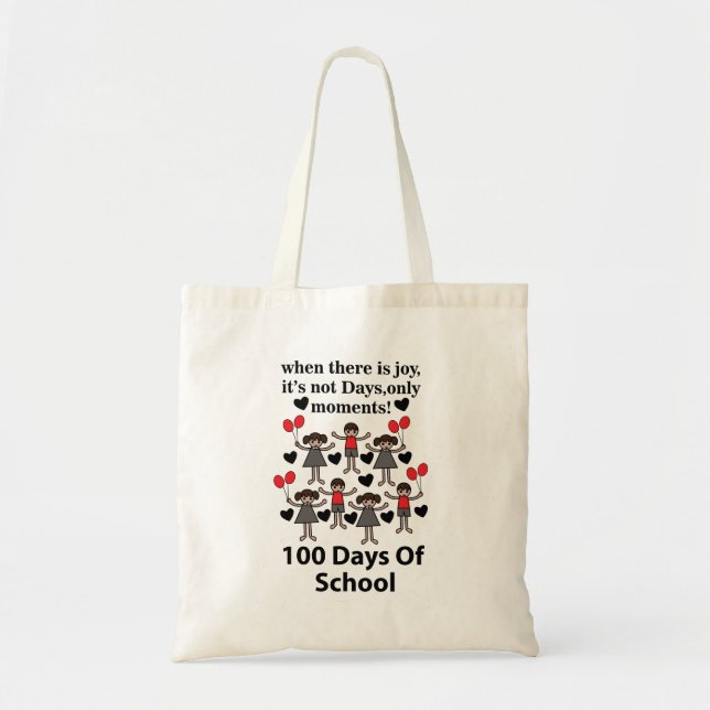 Skola 100 dagar i skolan  tygkasse (Framsidan)