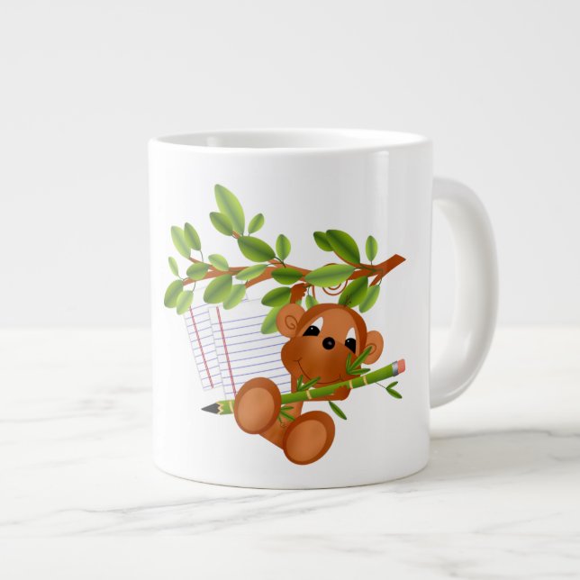 Skola är Coola - Jumbo Mugg (Framsida höger)