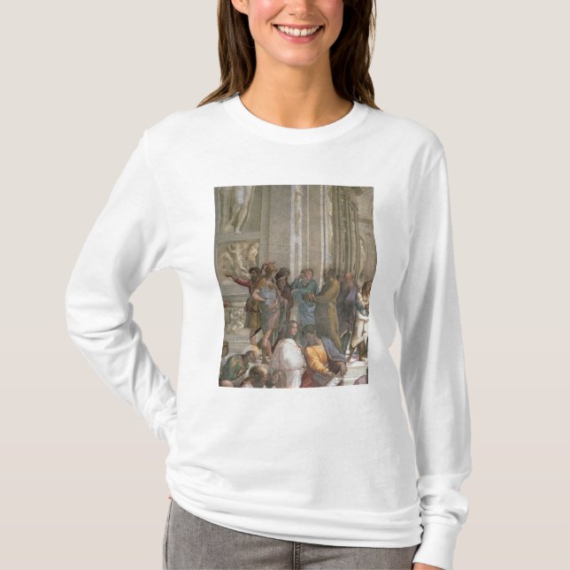 Skola av Athens, från Stanzadellaen Tee Shirt (Framsida)