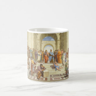 Skola av den Athens frescoen av Raffaello Sanzio Kaffemugg
