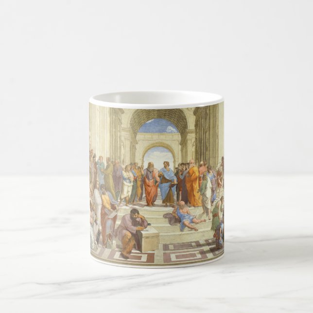 Skola av den Athens frescoen av Raffaello Sanzio Kaffemugg (Center)