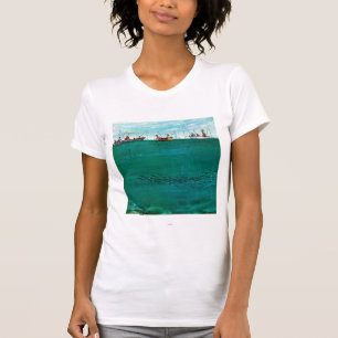 Skola av fisk bland linjer av Thornton Utz T Shirt
