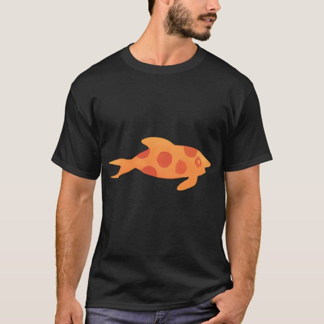 Skola av randiga fiskar (och en prickig fisk) t shirt (Framsida)