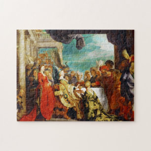 Skola av Rubens - Alboin och Rosamunde Peter Paul Pussel