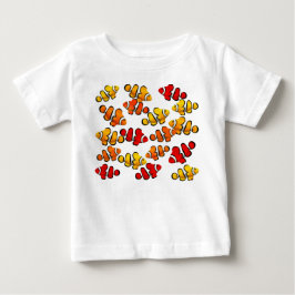 Skola av T-tröja för det korallrevClownfish Tee