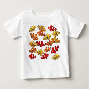 Skola av T-tröja för det korallrevClownfish Tee Shirt