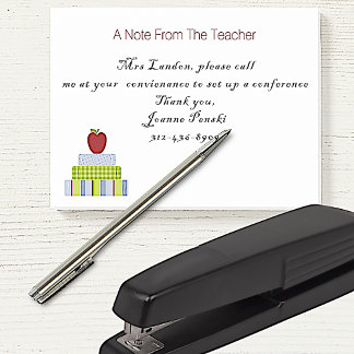 Skola Bok Stack Teacher's Note Pad Post-it Block