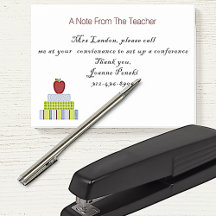 Skola Bok Stack Teacher's Note Pad