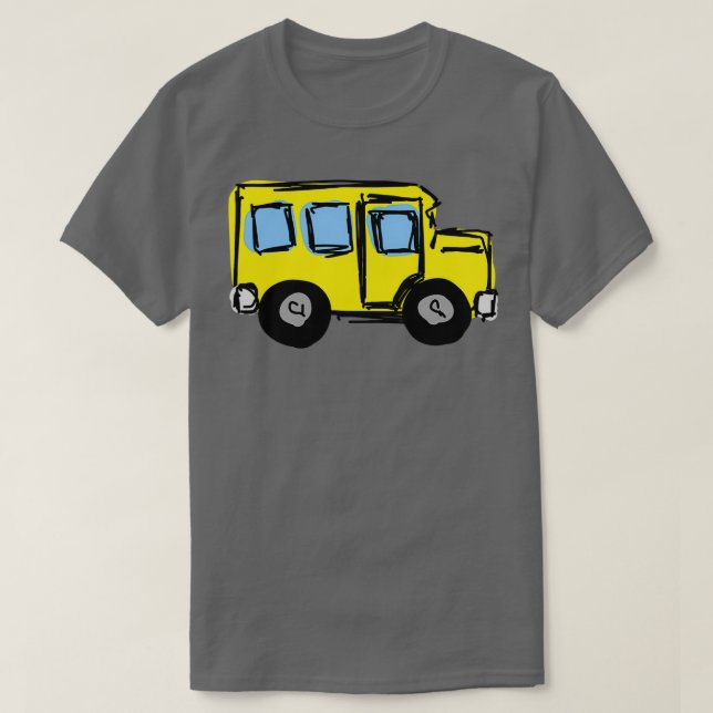 Skola Buss 40 T Shirt (Design framsida)
