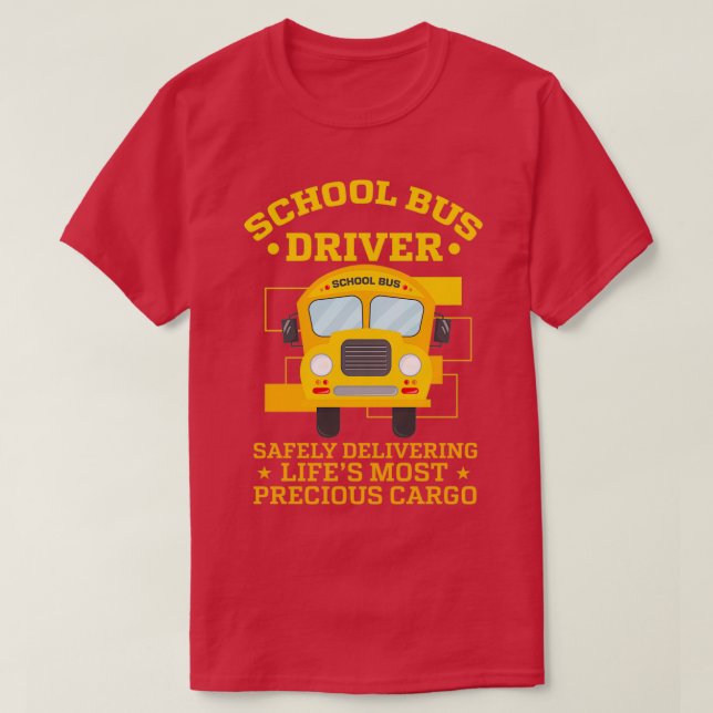 Skola Buss 4 2 T Shirt (Design framsida)