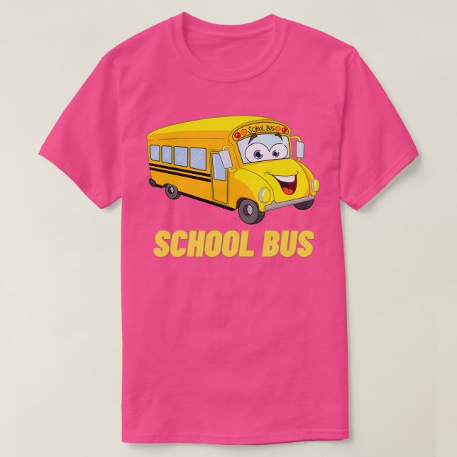 Skola Buss 4 T Shirt (Design framsida)