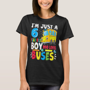 Skola Buss är bara en pojke som Kärlek School Buss T Shirt