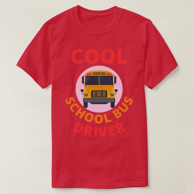 Skola Buss Costume Coola School Buss Driver 1 T Shirt (Design framsida)