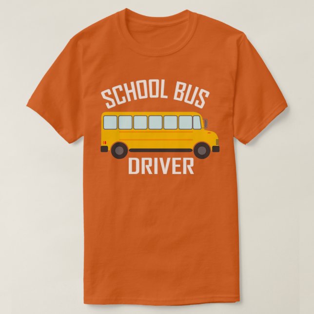 Skola Buss Driver 20 T Shirt (Design framsida)