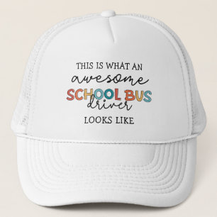 Skola Buss Driver Apprecition Funny Gift Keps