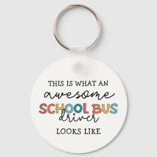 Skola Buss Driver Apprecition Funny Gift Nyckelring
