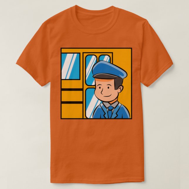 Skola Buss Driver School Buss Driver 2 T Shirt (Design framsida)
