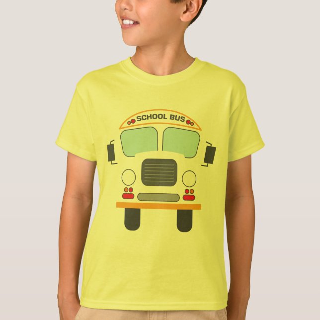 Skola Buss Driver Simple Halloween Costume T Shirt (Framsida)