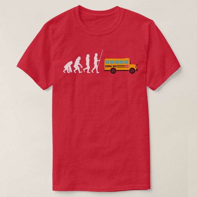 Skola Buss, förare och Buss operator 6 T Shirt (Design framsida)