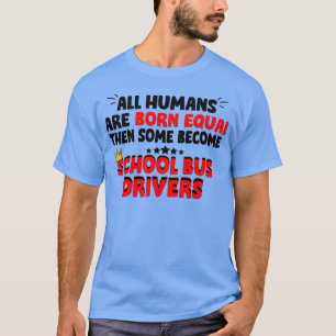 Skola Buss-förarens offerter för buss-chauffören i T Shirt