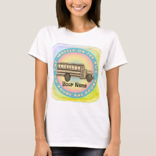 Skola Buss Hjul t-shirt