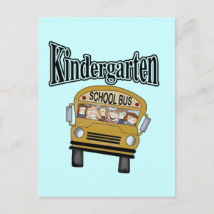 Skola Buss Kindergarten Tshirts och presenter Vykort