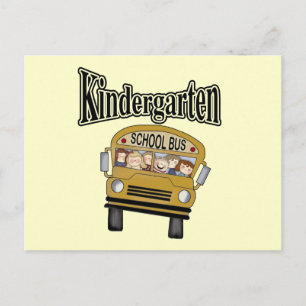 Skola Buss Kindergarten Tshirts och presenter Vykort