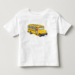 Skola buss småbarn transport t-shirt