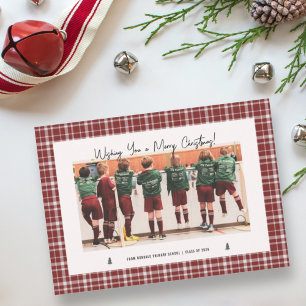 Skola/college God jul Children Red Play Julkort