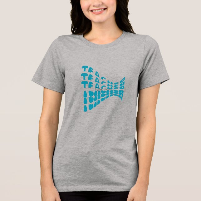 Skola de Fish Teacher T-Shirt (Framsida)