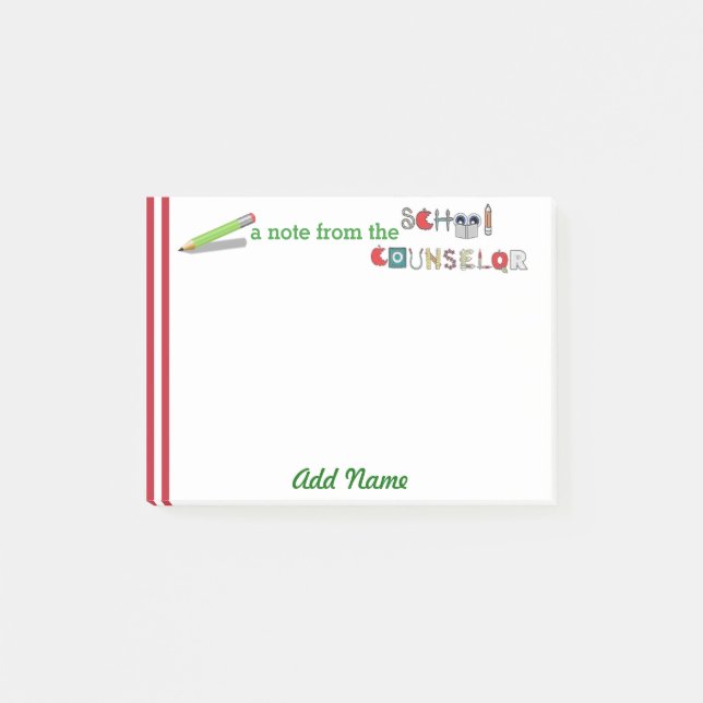 Skola den skräddarsy lägerledaren Postar-it® Post-it Block (Framsida)