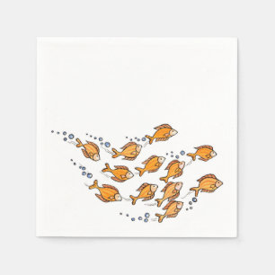 Skola fisken - pappra servetter