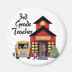 Skola för klasslärare för hus 3rd Tshirts och Magnet