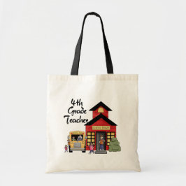 Skola för klasslärare för hus 4th Tshirts och Tygkasse