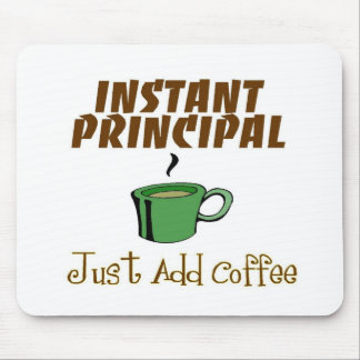 Skola främsta gåvor "tillfogar precis kaffe ", musmatta