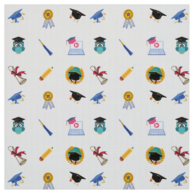 Skola, högskola, Universiteten Studenten tema  Tyg (Provkarta)
