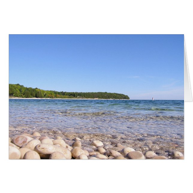 Skola husstranden hälsningskort (Framsidan Horizontal)