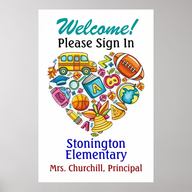 Skola/Lärare Poster (Framsidan)