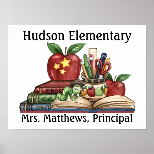 Skola - Lärare/rektor Poster (Framsidan)