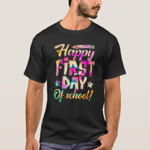 Skola Lycklig första dagen i lärartid, Tie Dye T Shirt