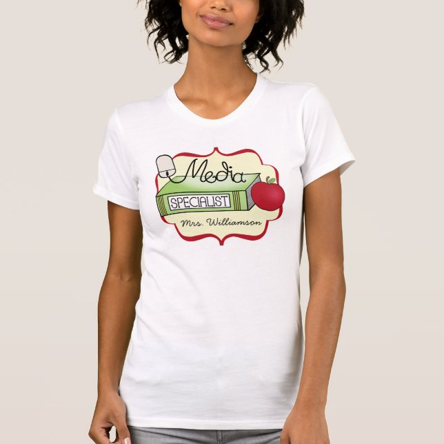 Skola massmediaspecialisten tee shirt (Framsida)