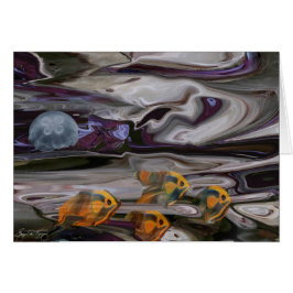 Skola-nolla-Fisk Hälsningskort