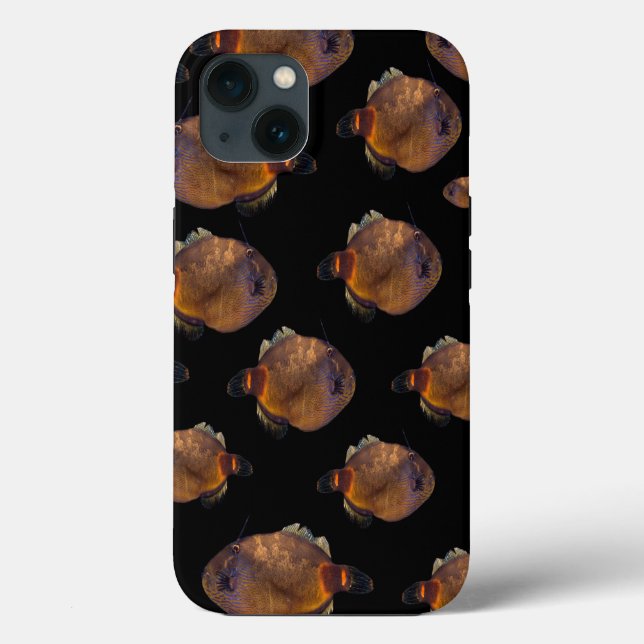 Skola of Leather Jacka Fish, iPhone 13 Fodral (Baksida)