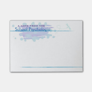 Skola psykologblåttvibesen som Posta-det noterar Post-it Block