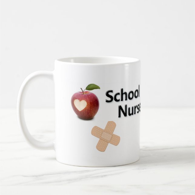 Skola sjuksköterska kaffemuggen kaffemugg (Vänster)