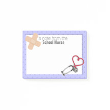 Skola sjuksköterskan Postar-it® noterar