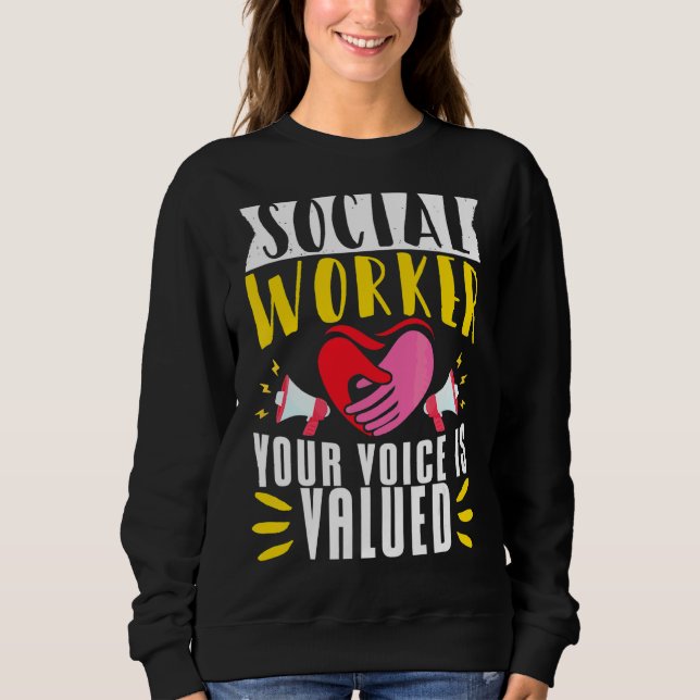 Skola Social Work Month Händer Solcial Workerkerhe T Shirt (Framsida)
