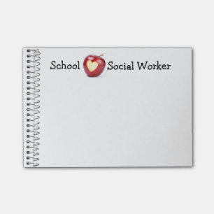 Skola socialarbetare som memoen Postar-it® notera Post-it Block